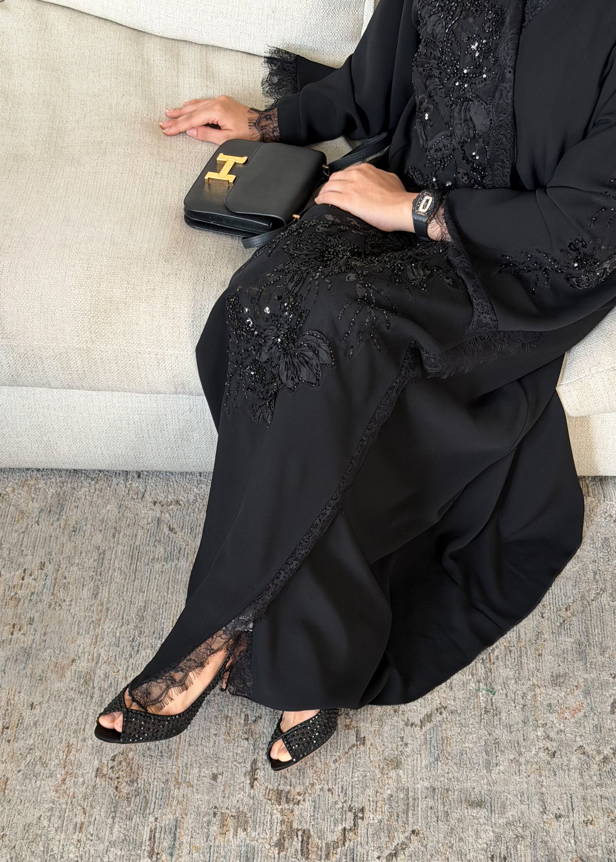 Elham Abdulkareem - Embellished flowers