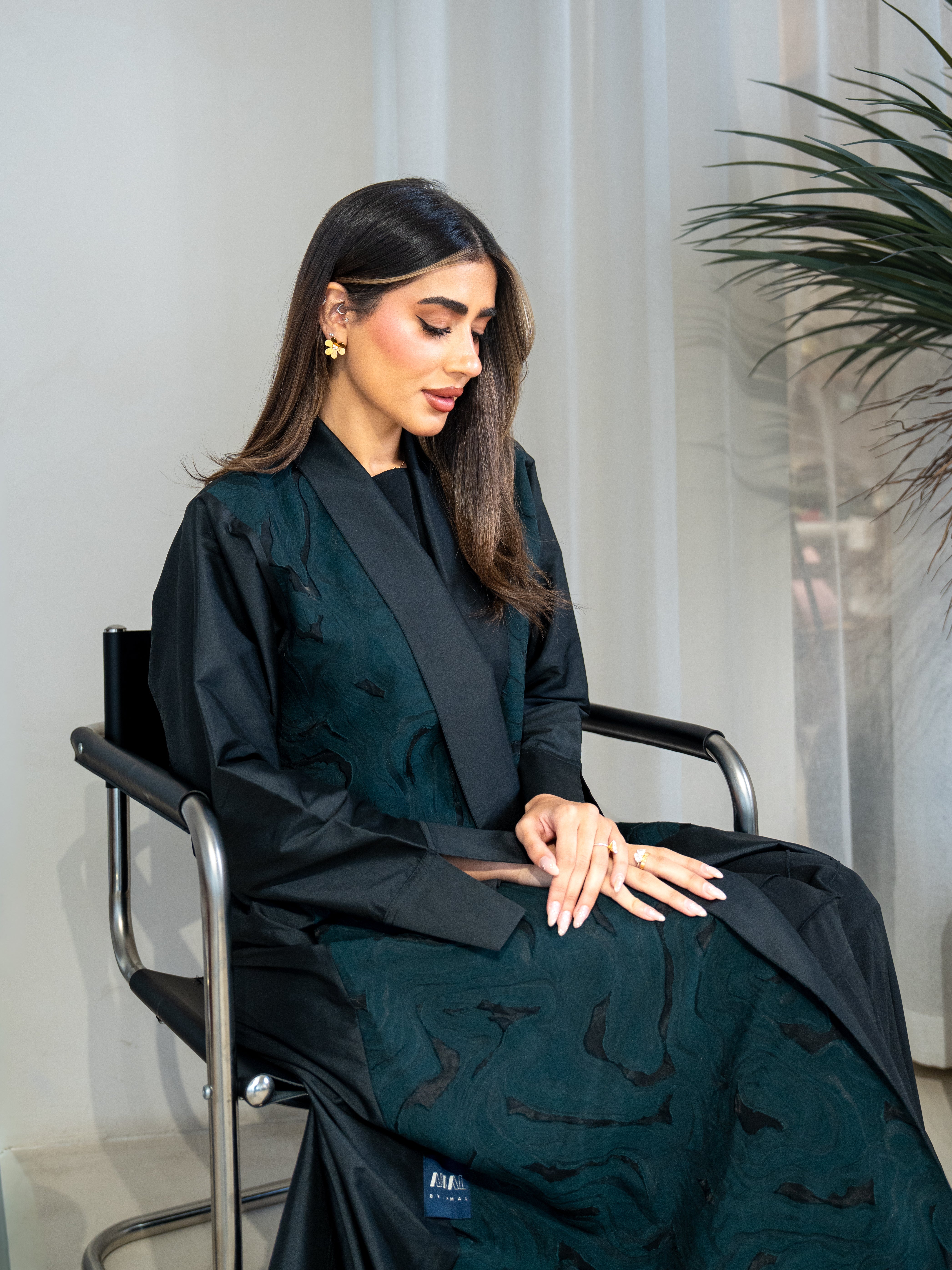 Hamda - Green Abaya
