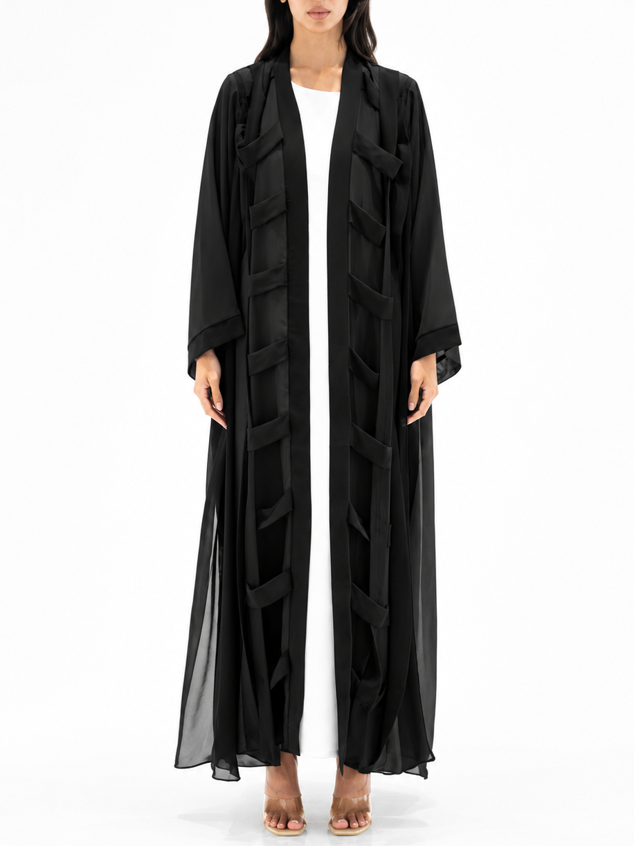 Eloise-Black Abaya