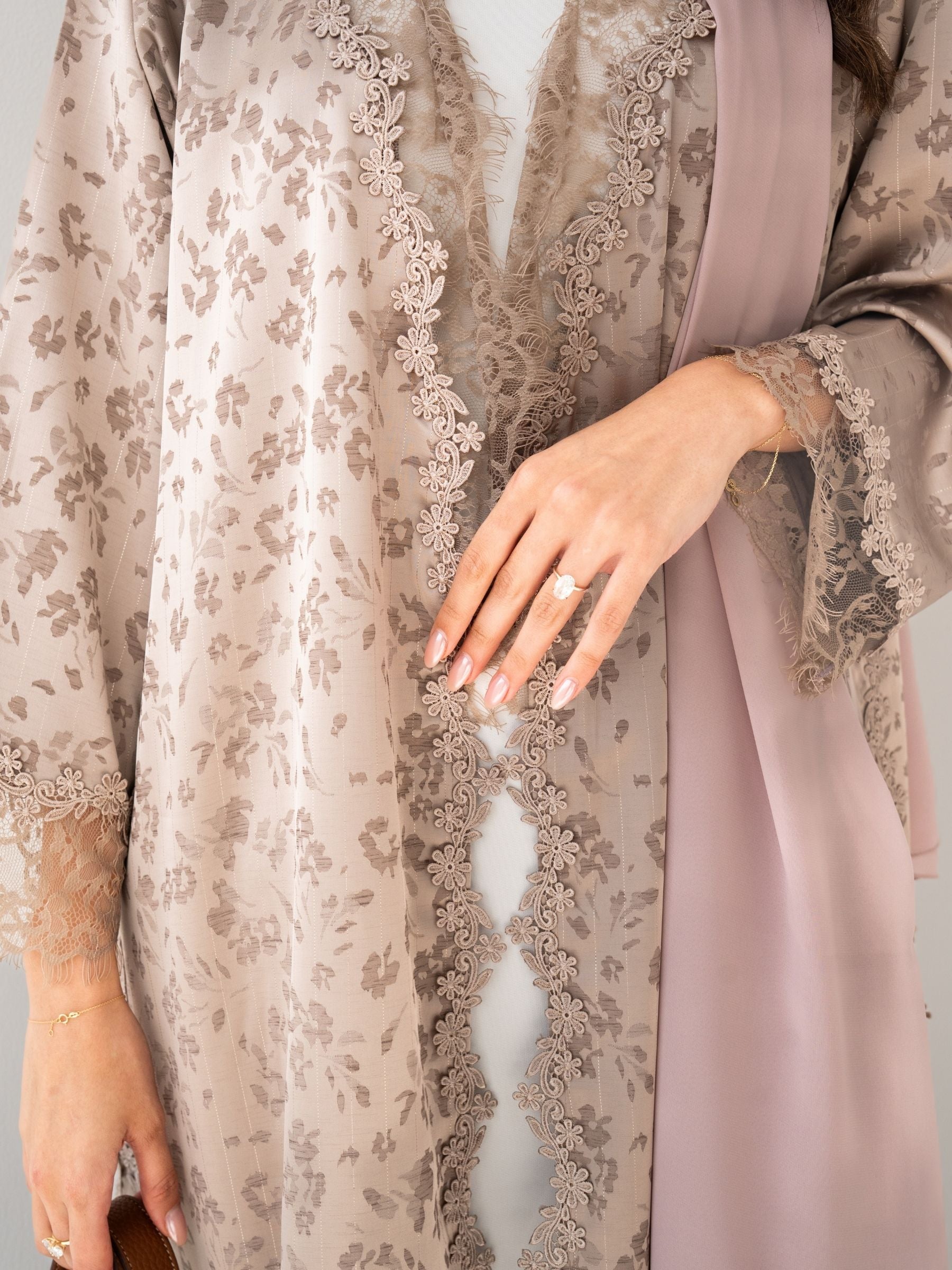 Roselle (Nude Abaya )