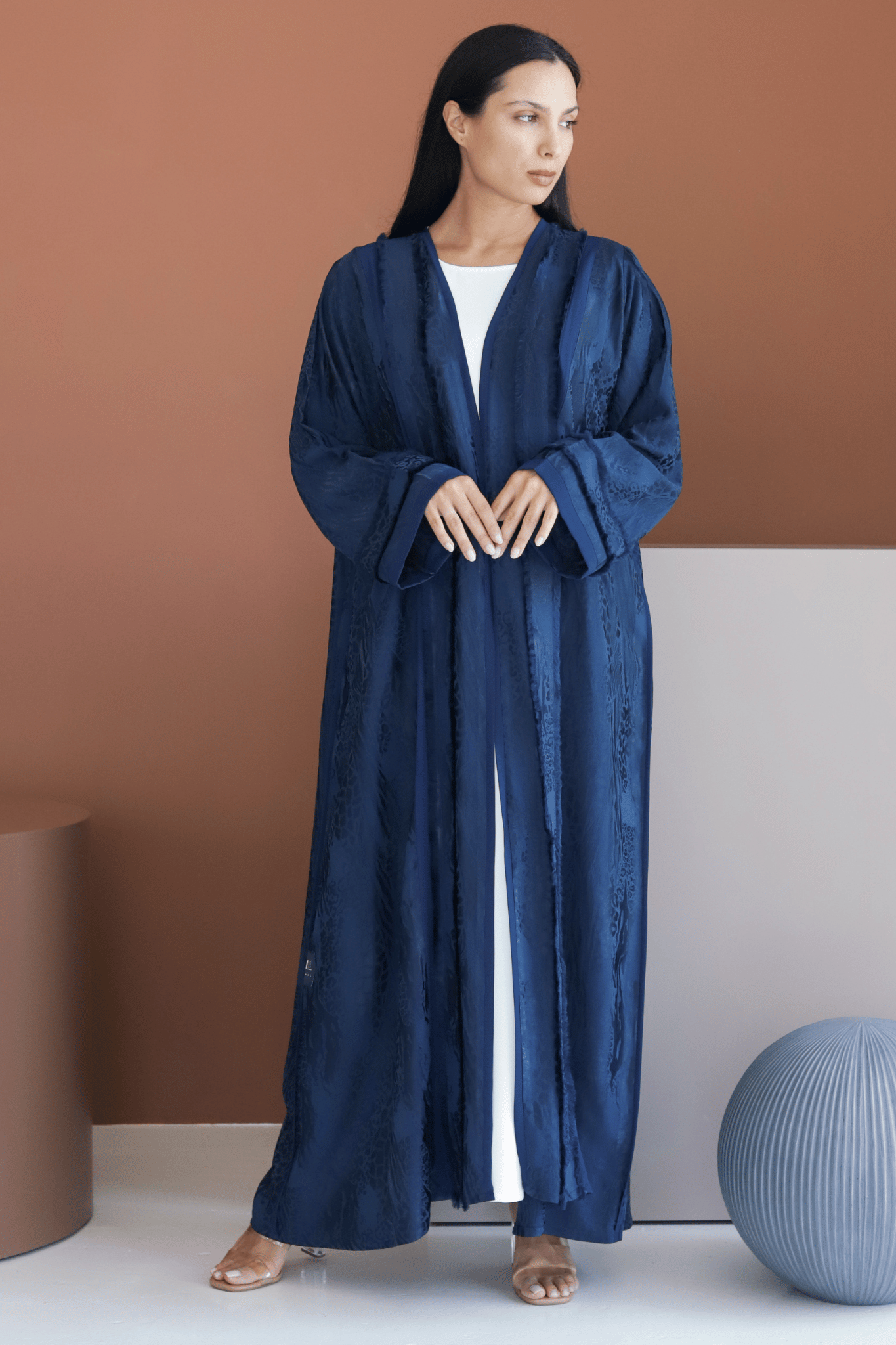 Ella - Navy blue Abaya