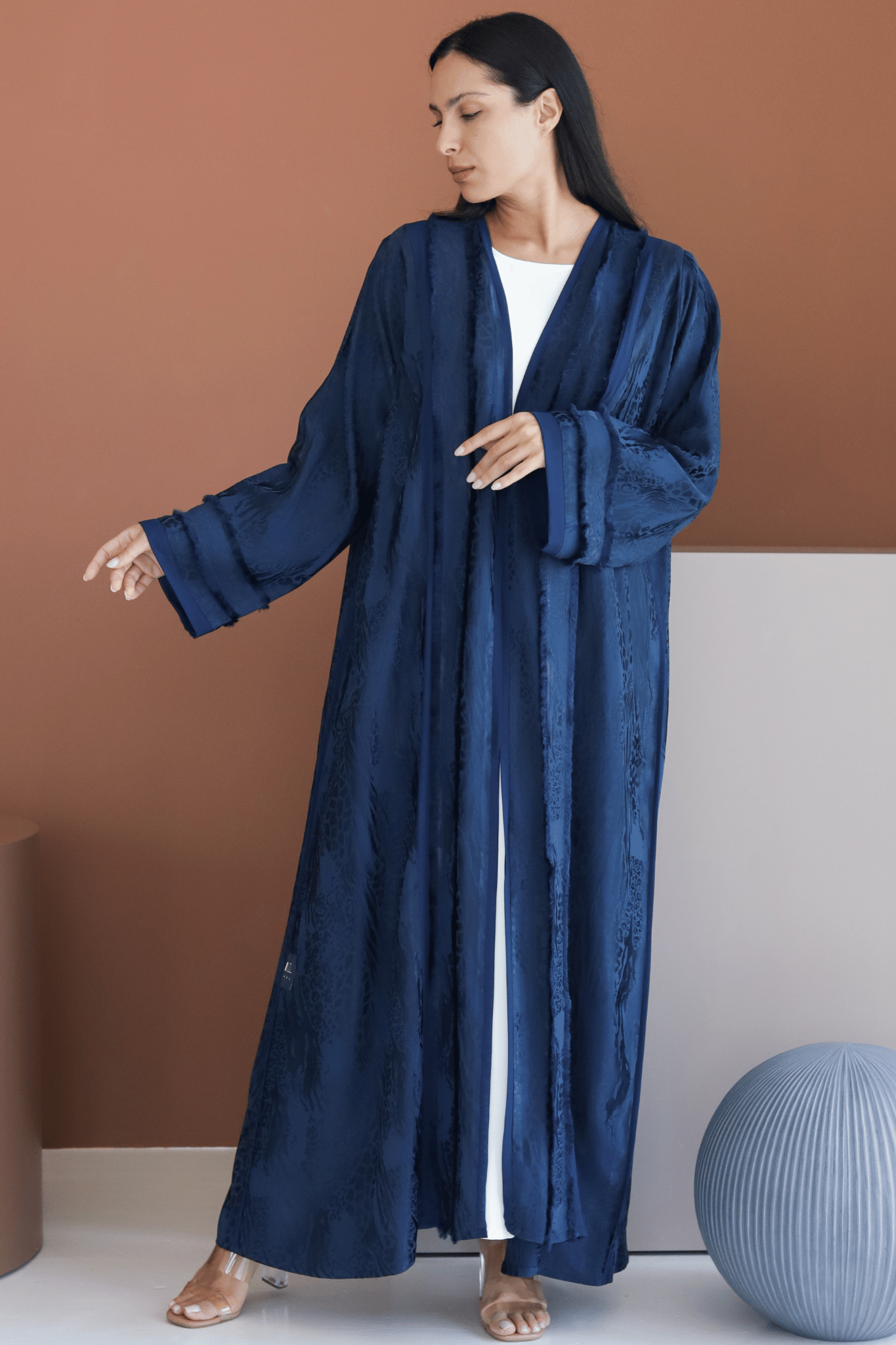 Ella - Navy blue Abaya
