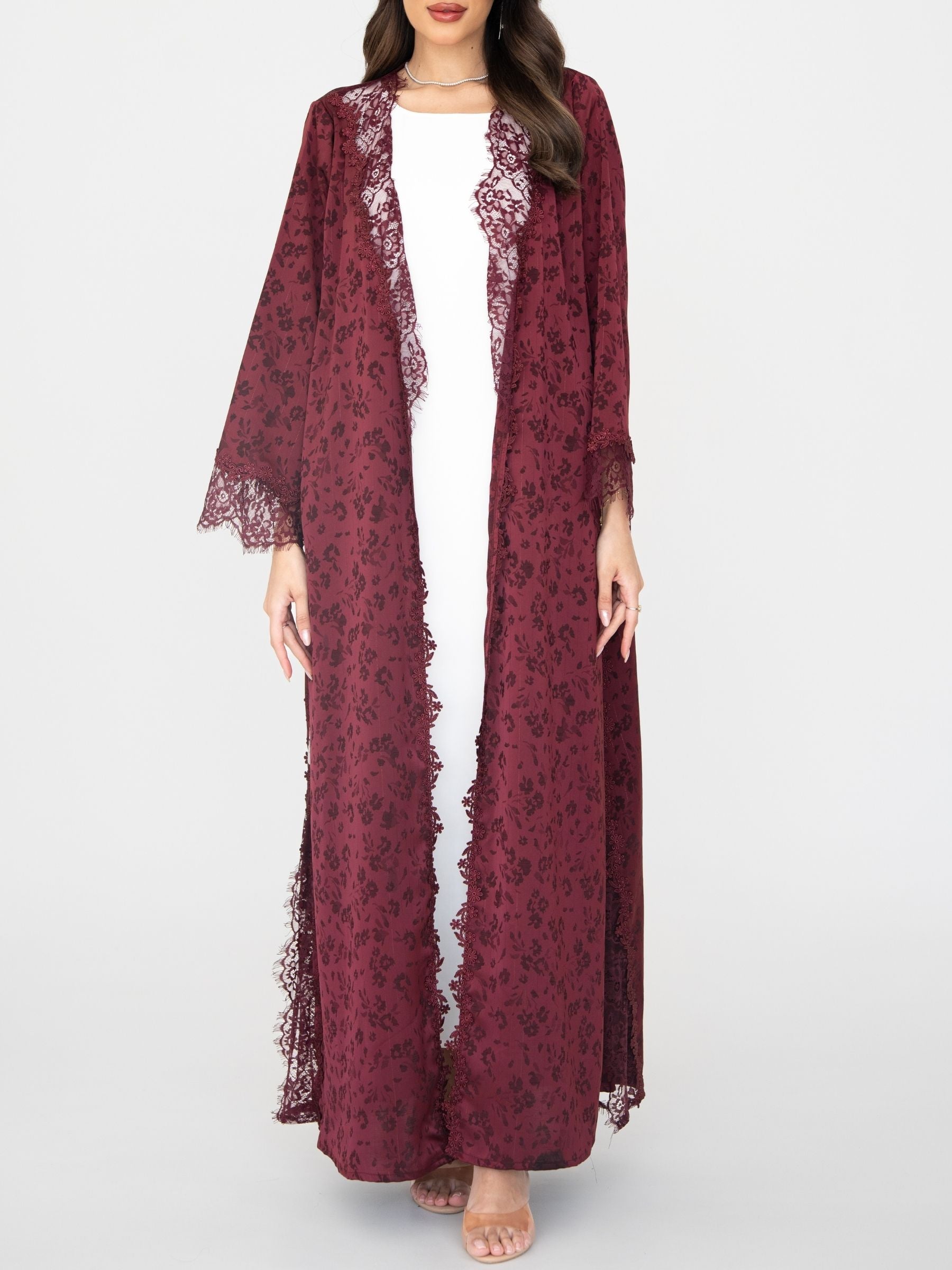 Roselle (Maroon Abaya )