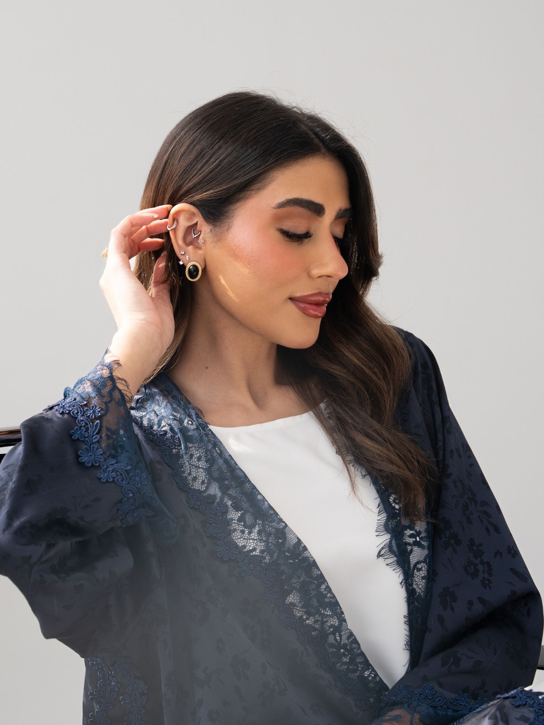 Roselle (Blue Abaya )