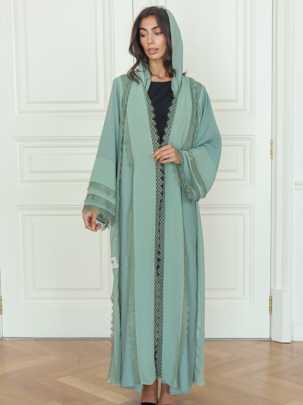 Velina - Green Abaya