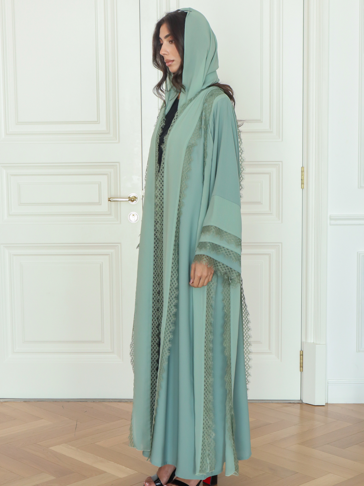 Velina - Green Abaya