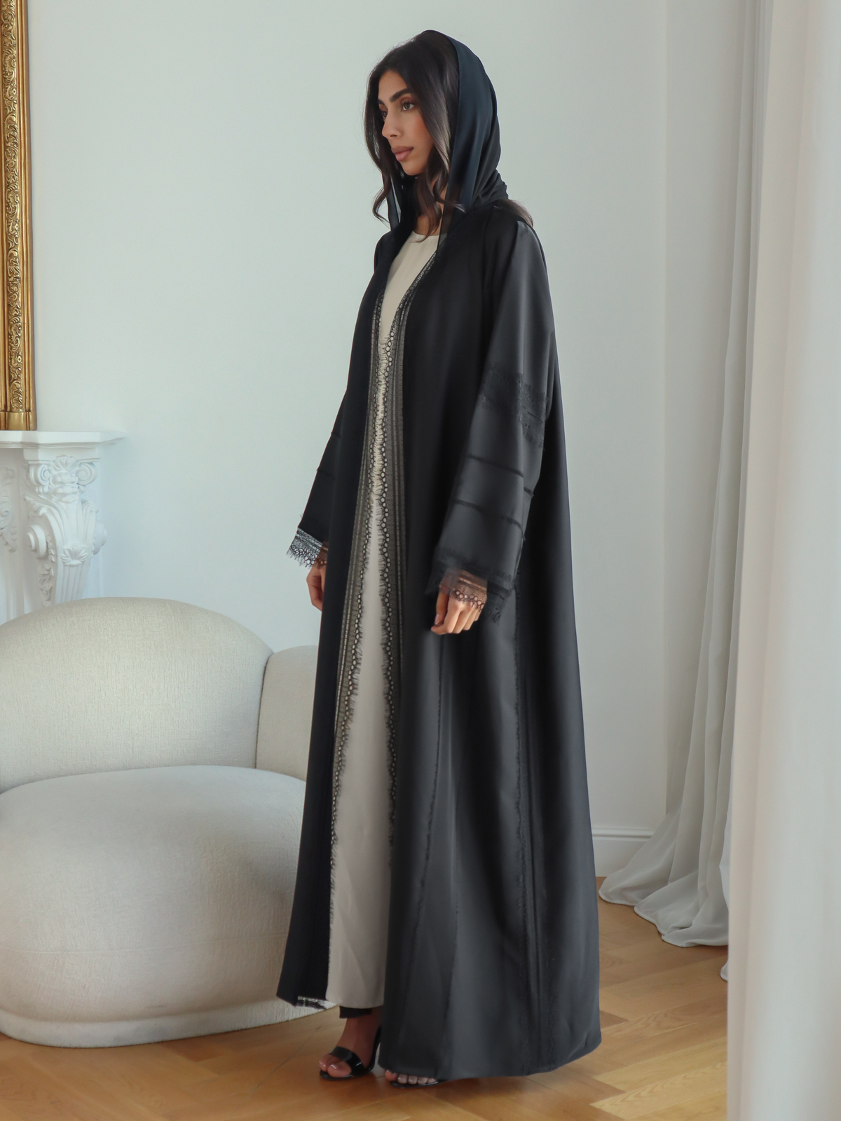 Carmela - Black Abaya