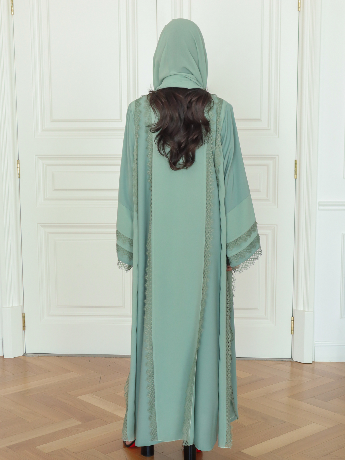 Velina - Green Abaya