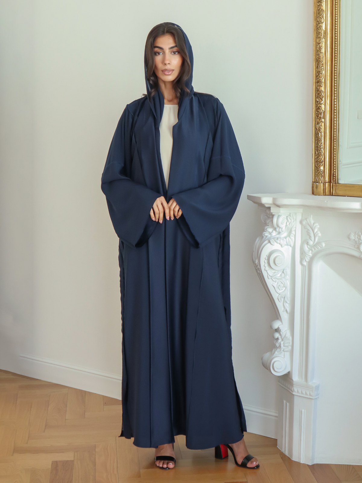 Soie - Navy Blue Abaya