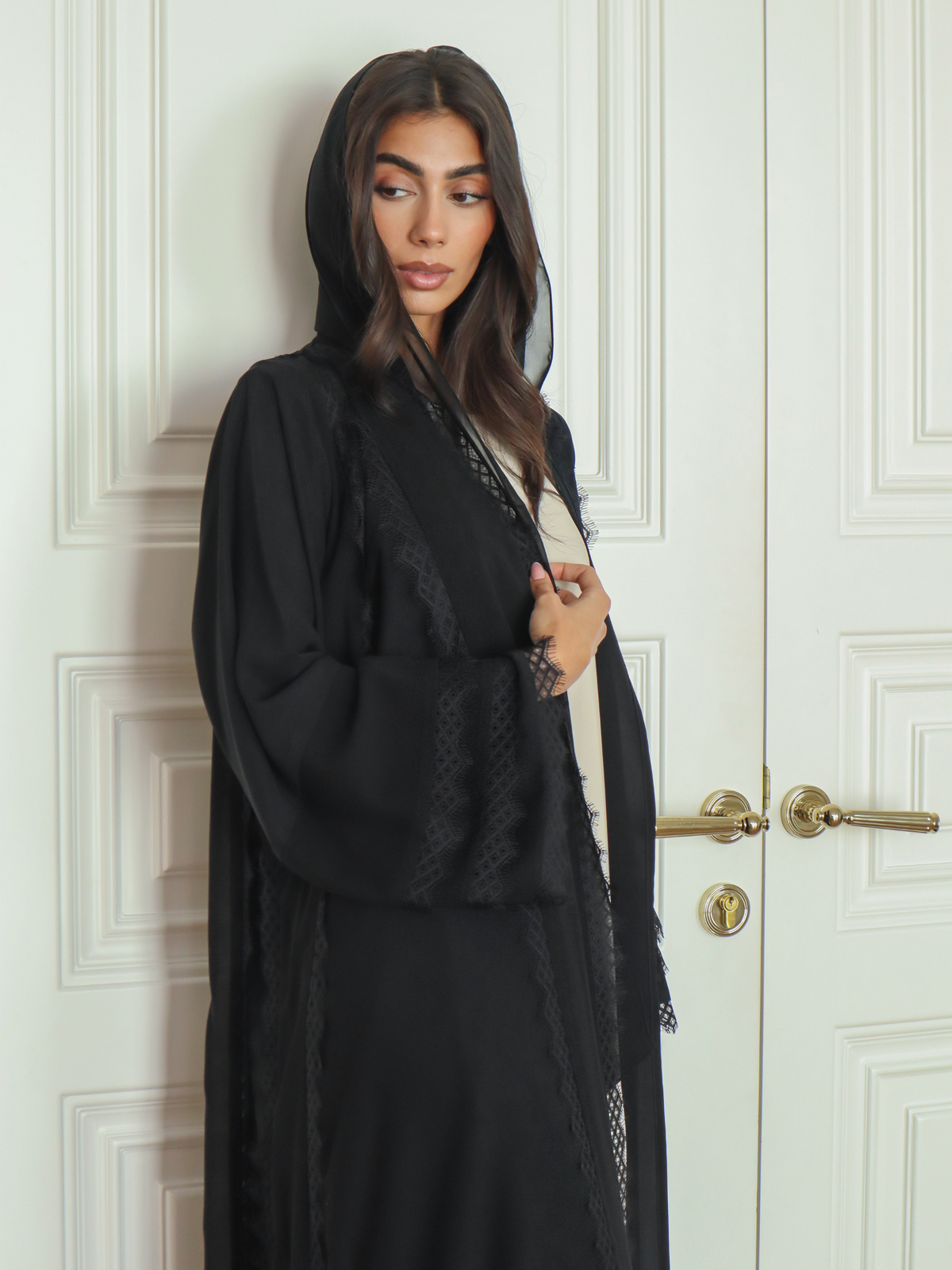 Velina - Black Abaya