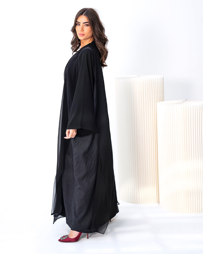 Side Lines Layers Abaya